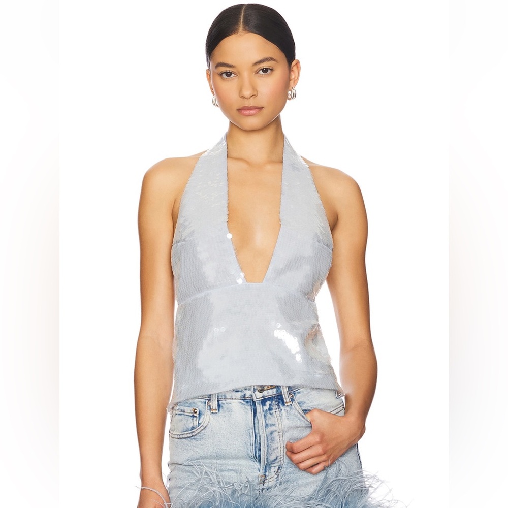 Retrofete Joy Sequin Top